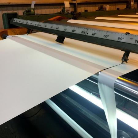 Lembaran PVC Bertekstur Tembus Pandang - Lembaran PVC Semi-Transparan