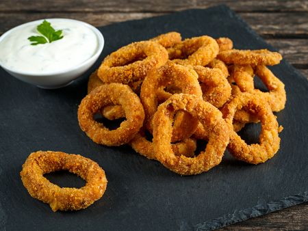 Application of Fried onion rings for Continuous Frying Machine