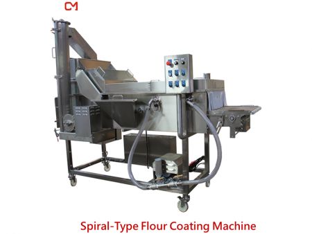 Spiral Flour Coating Machine