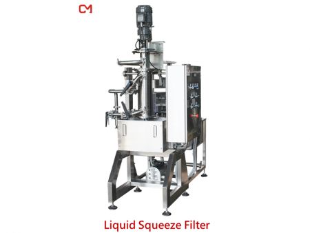 Liquid Squeeze Filter - Pipe-High Efficiency Extruding Filter.