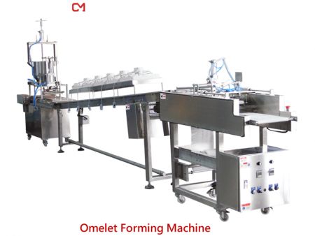 Máquina formadora de tortillas - Máquina de prensado y calentamiento.