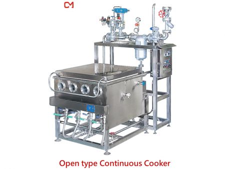 Cocina continua de tipo abierto - Sistema de cocción de tipo continuo.