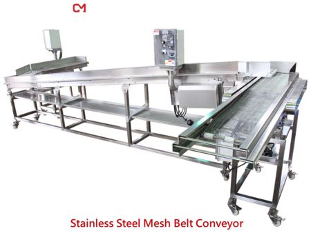 Stainless Steel Conveyor - Stainless Steel Mesh Belt Conveyor.