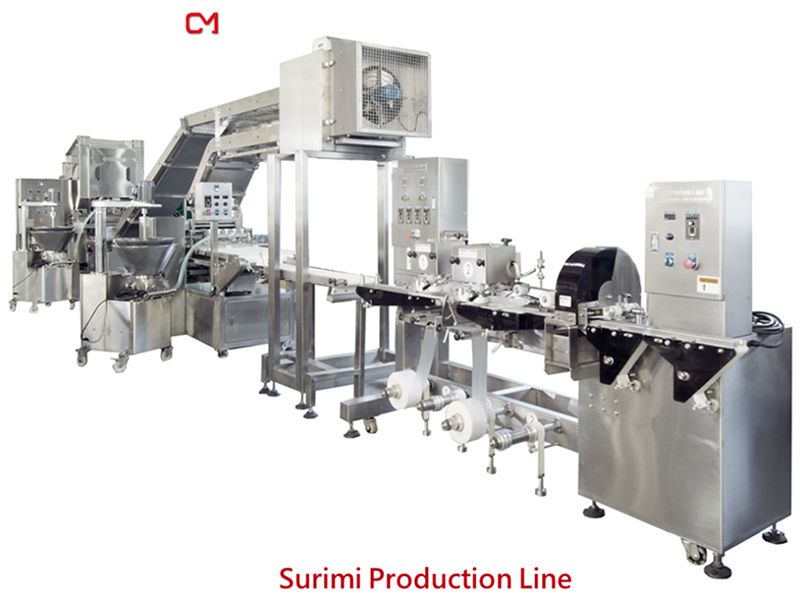 Surimi Production Line Kanikama Line, Fish Food Processing Machine