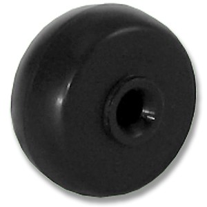 31.5mm Black Axle Rubber Wheels - 31.5mm Black Axle Rubber Wheels