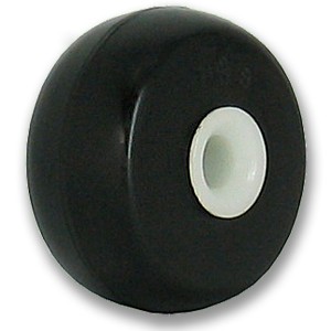 31,5 mm Białe gumowe koła osi - 31,5 mm Białe gumowe koła osi
