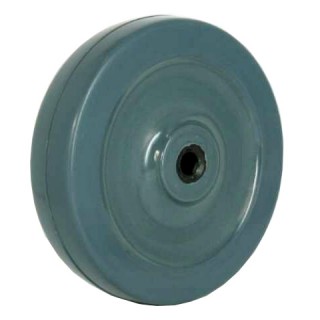 4" x 7/8" Solid Soft Rubber Wheels(Gray) - 4" x 7/8" Solid Soft Rubber Wheels(Gray)
