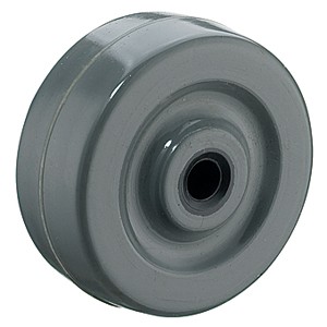 50mm灰色全軟實心橡膠輪