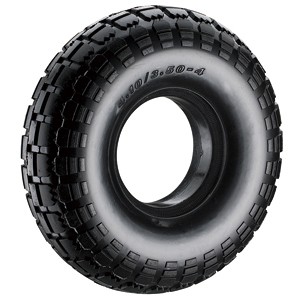 250 mm semi-pneumatische rubberen wielen (350-4) - 250 mm semi-pneumatische rubberen wielen (350-4)