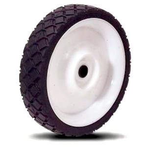 170 mm de borracha sólida em rodas de cubo de plástico - 170 mm de borracha sólida em rodas de cubo de plástico