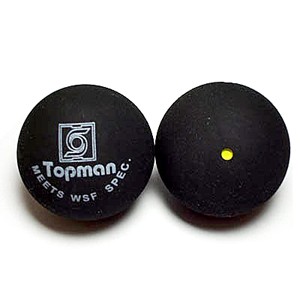 Single yellow dot squash balls - Squash Balls (Single Yellow Dot)