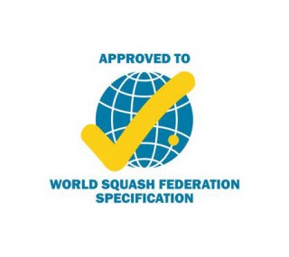 Zatwierdzony przez Światową Federację Squasha (WSF)