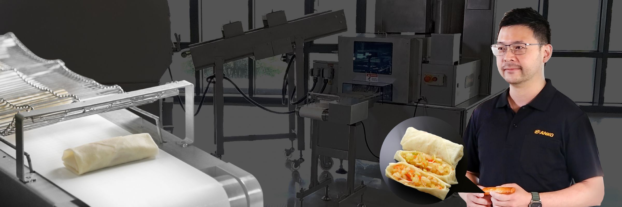 Produce Spring Rolls with Raw Ingredients  Discover ANKO’s Spring Roll Production Evolution