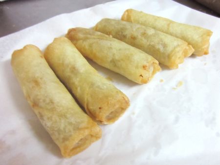 After deep-frying, the Spring Rolls have the exact texture that ANKO’s client desired