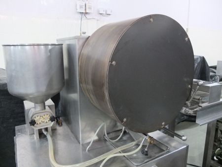 Air bubbles are formed on the heating drum
