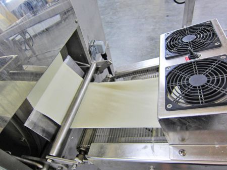 Cooling fans on the production line