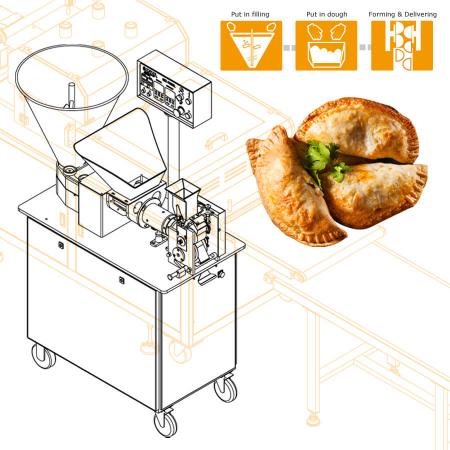 Using ANKO food machine to produce sambousek