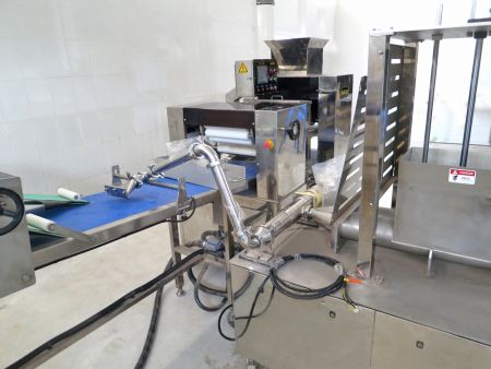 Margarine extruder, at ANKO’s recommendation is relocated in the production line