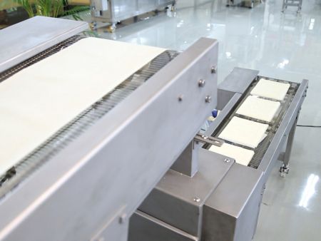 Spring Roll Wrappers are then divided into specific sizes to meet client’s product requirements