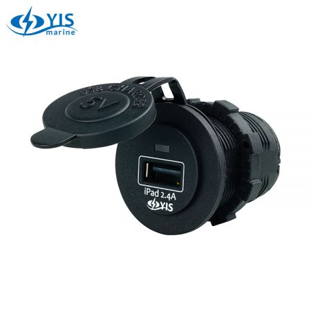 Single Port USB Charger Socket - AS233A-A Marine USB Charger Socket (1 Port)