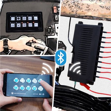 Membrane Touch kontrollpanel med fjärrkontrollbox - Digital Membran Touch-kontrollpaneler