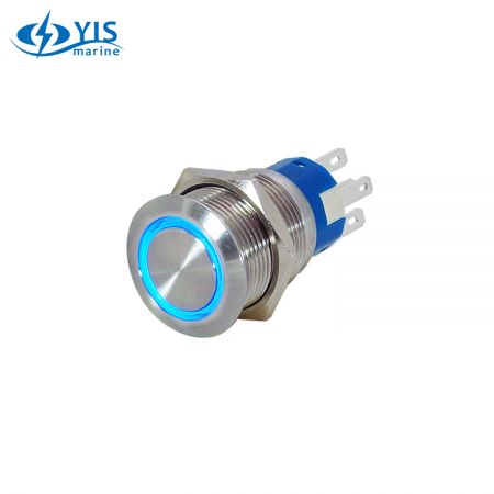 Anti-Vandal Stainless Steel Push-Button Switch