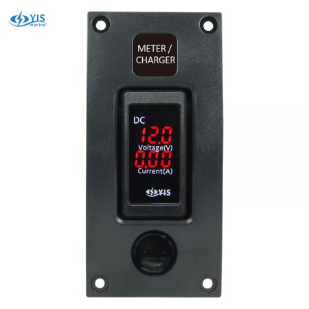 Pannello misuratore doppio (tensione e corrente). - SP3331DM