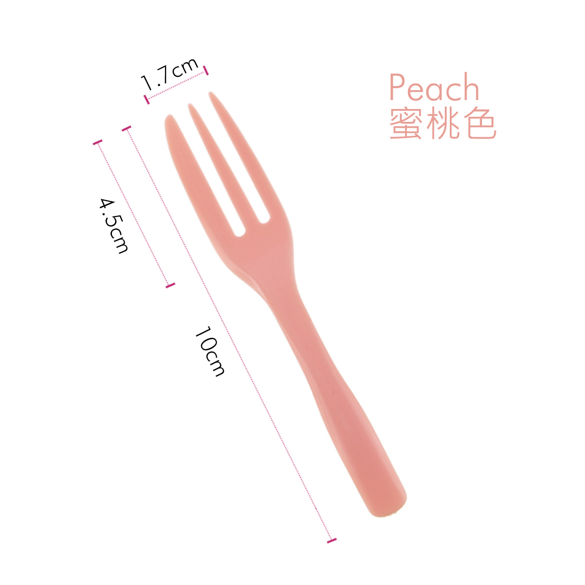 18 Pink Plastic Cutlery Assortments 