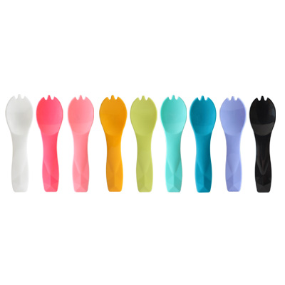 8cm Color Ice Cream Spoon with Spork Design - The plastic ice cream spork is design for the ice cream or yogurt.