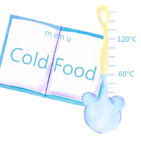 Talheres não resistentes ao calor (-10°C~+60°C)