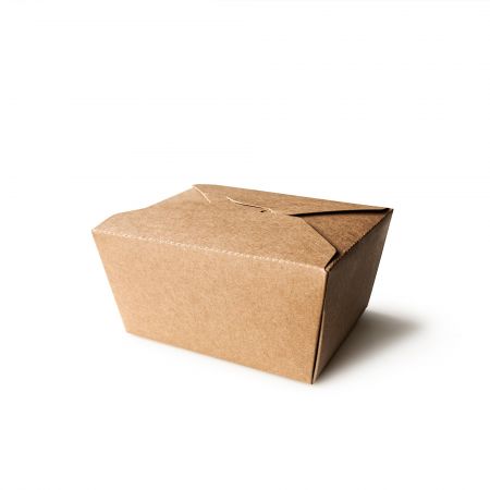 Caixas de embalagem de alimentos de papel kraft de 800 ml - Caixas de embalagem de alimentos de papel kraft de 800 ml