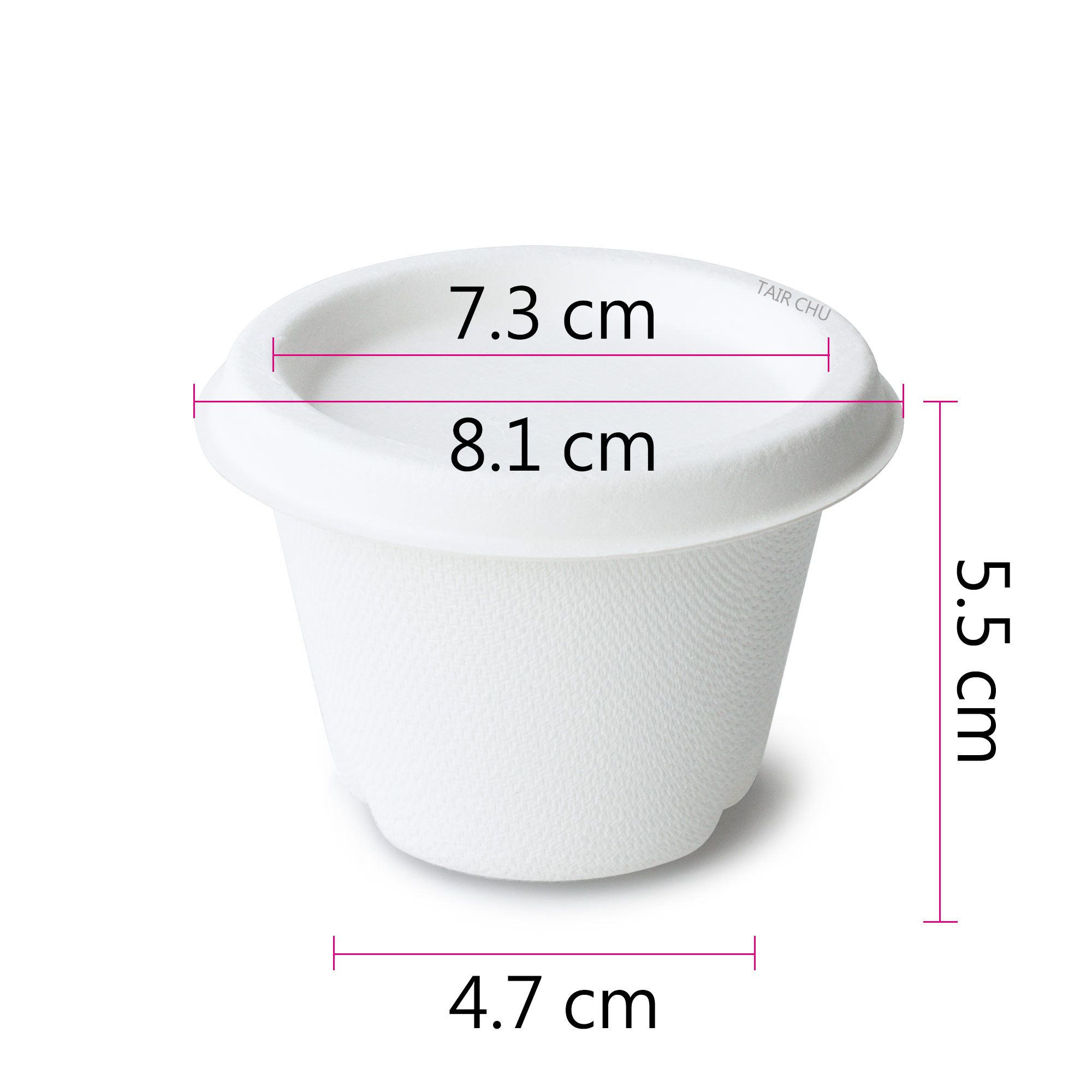 4オンスの環境保護ホワイトカラーラウンドソースカップ フタ1ml 台湾の高品質プラスチック使い捨て食器そしてカスタマイズプラスチック製品メーカー 苔曙企業股份有限公司