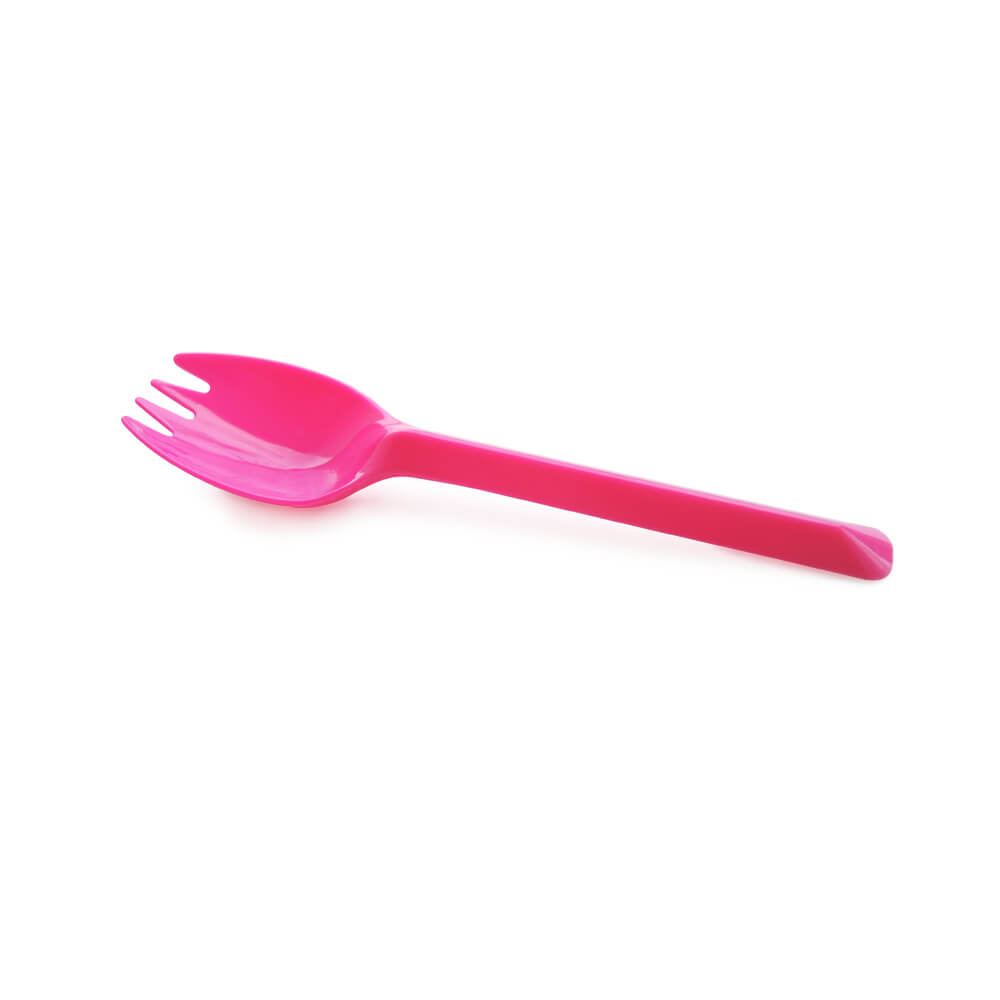 Pink Color Cake Spork Pink Food Spork Made in Taiwan Compostable
