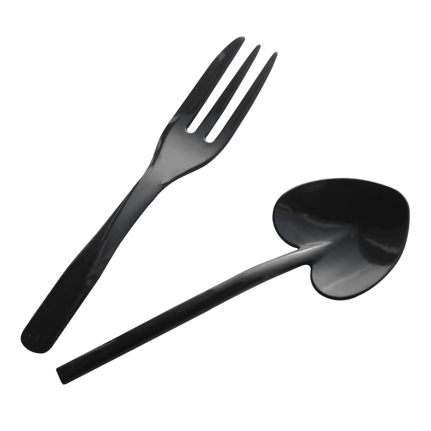 Black Cake Fork Black Cake Fork Made in Taiwan Compostable Forks