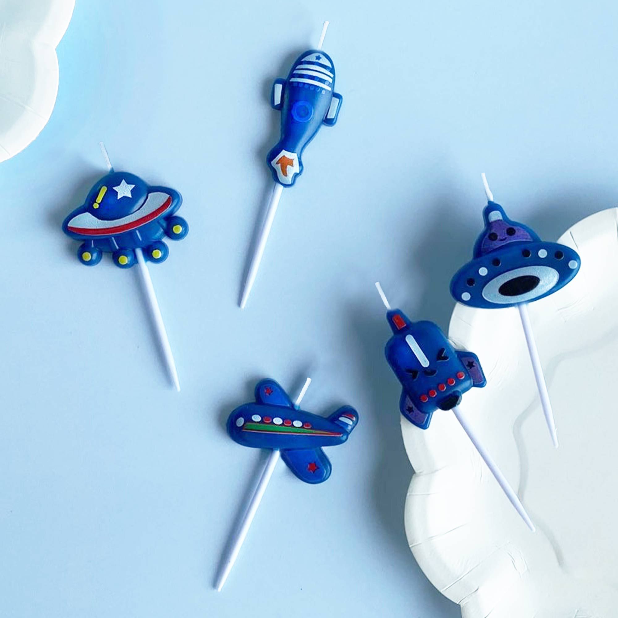 Blue AirPlane Candle Supply. ISO & HACCP InHouse Manufacturing Tair Chu