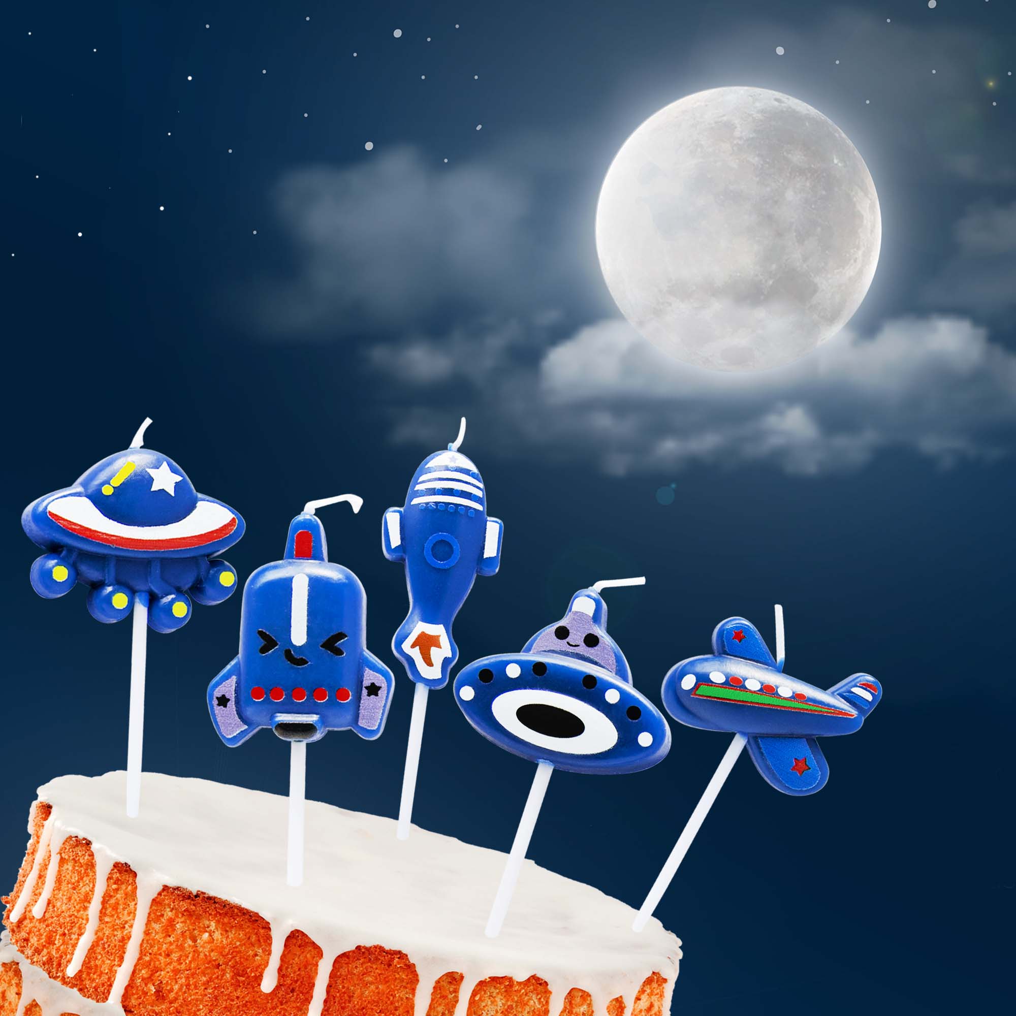 Blue AirPlane Candle Supply. ISO & HACCP InHouse Manufacturing Tair Chu