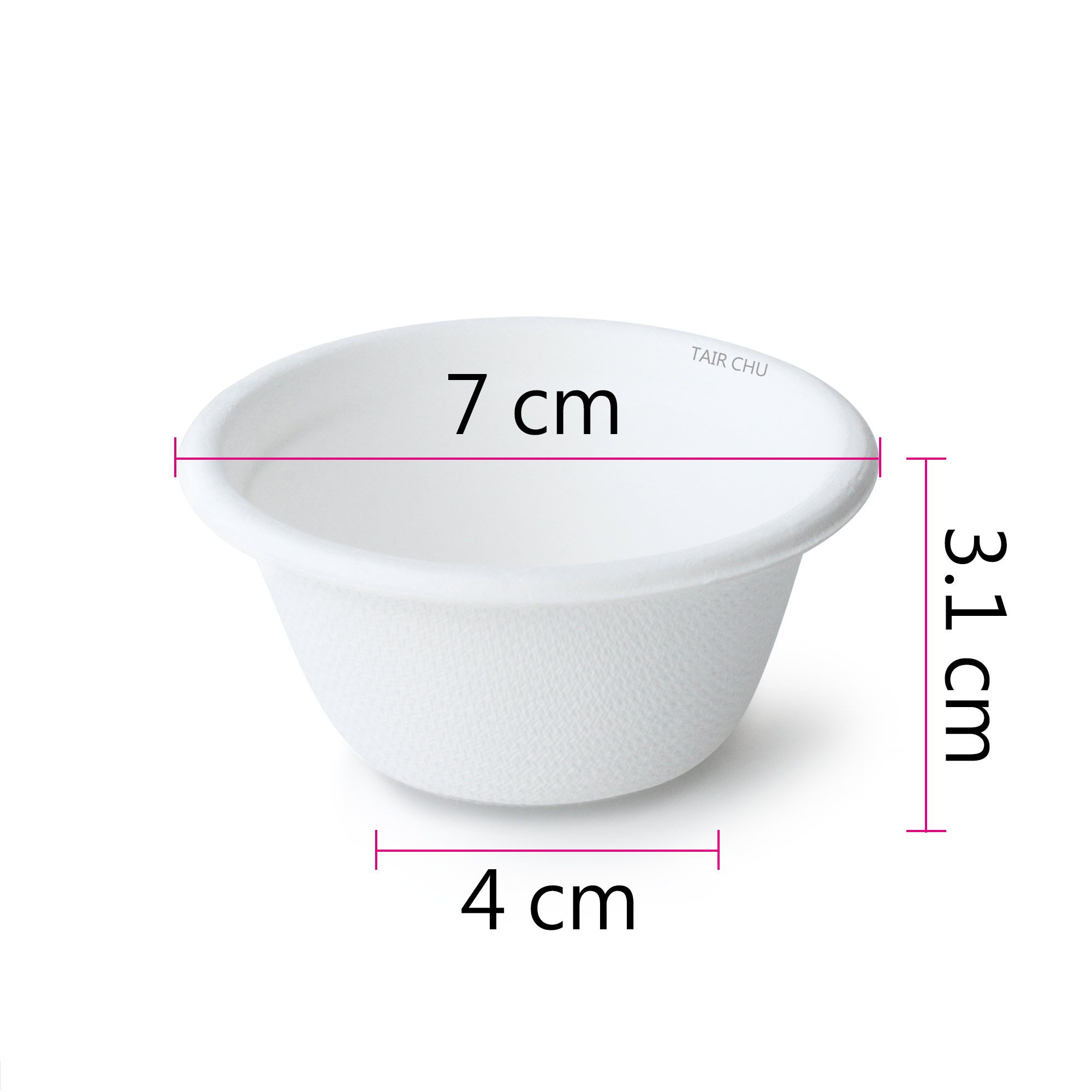 2oz White ECOFriendly Sauce Cup(60ml) Supply. ISO & HACCP InHouse