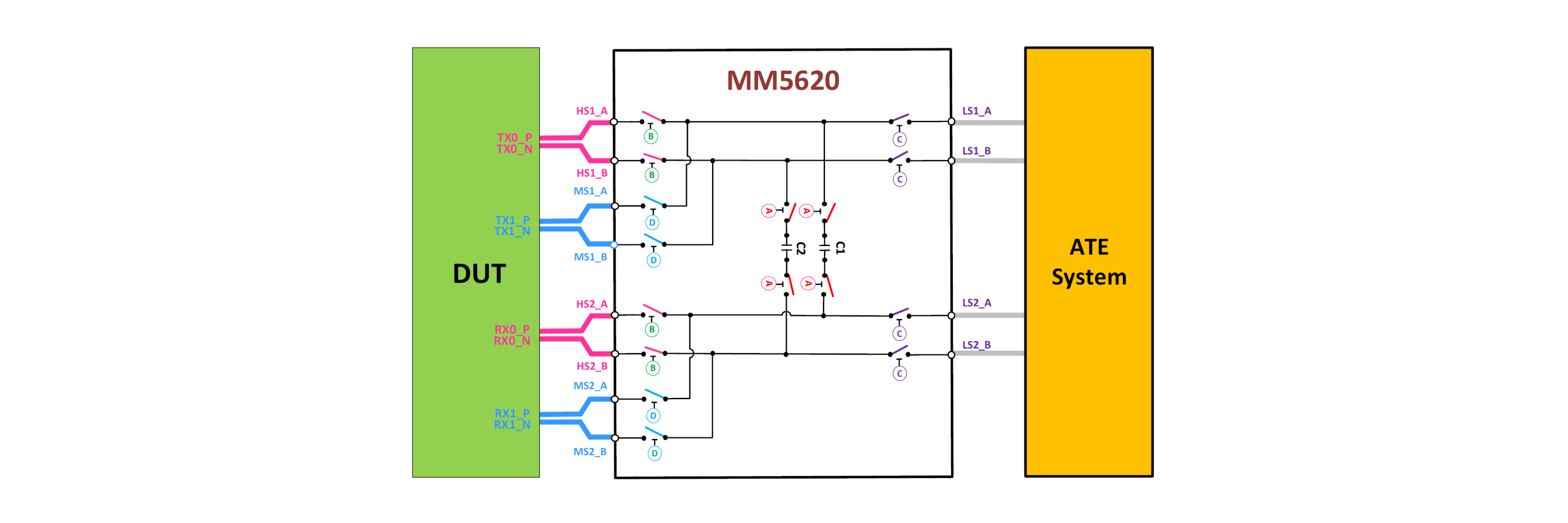 MM5620 - Double Density HSIO Loopback Mode Test