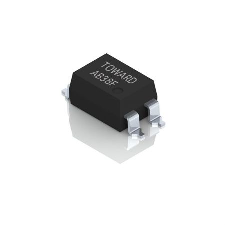 Relé de estado sólido 600V/80mA/SMD-4 - SMD-4, 600V/ 80mA SSR RELé SPST-NO (1 Forma A)