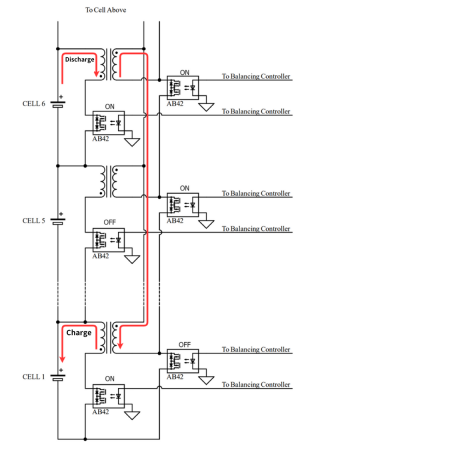 Active Balancng Circuit for BMS using Opto-MOSFET Relays