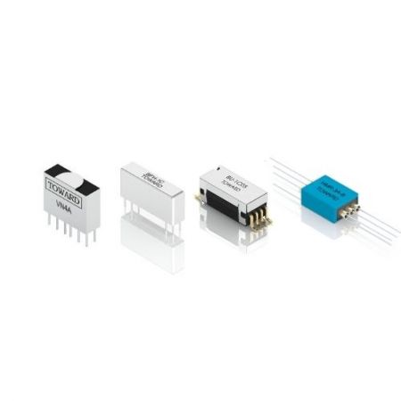 High Voltage Reed Relays, High Current Reed Relays, Vertical Reed Relays, RF Reed Relays, Miniature Reed Relays.