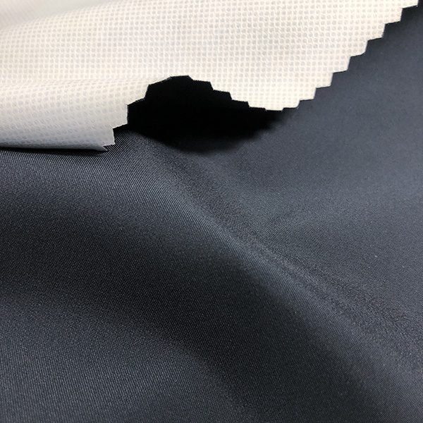Polyester Weft Stretch 75D Water Repellent Lamination Fabric Textile
