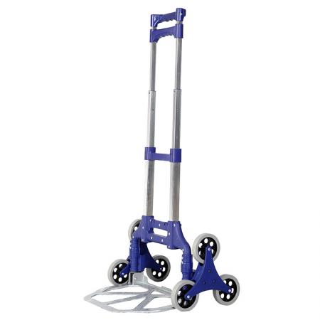 Folding convertible 6-wheels hand truck is available for various of application.