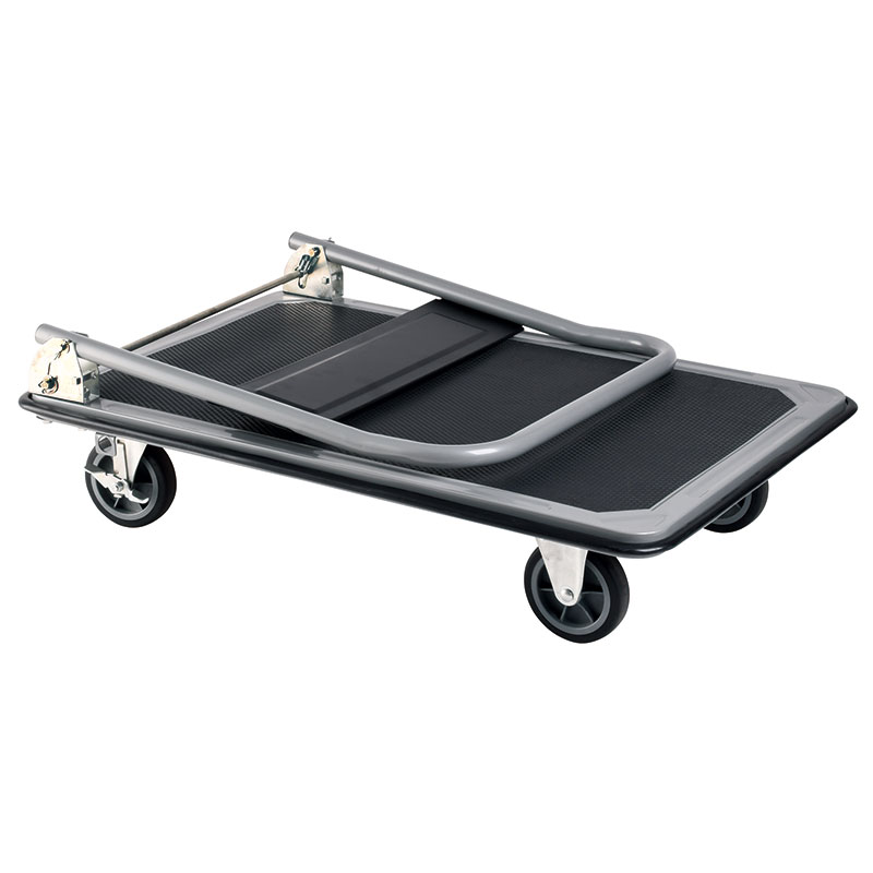 GS承認の折りたたみ式ハンドルプラットフォームカートセラー（積載量300 kg） ハンドトラック 折りたたみ式プラットフォームカート