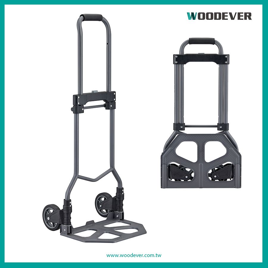 Big Plate Foldable Steel Hand Truck Maker (Loading 75kg) 165 lbs Capacity GS Certificated