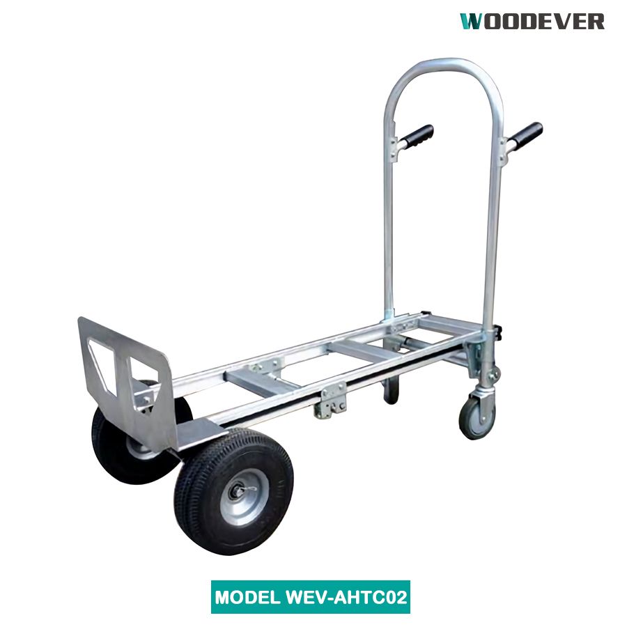 Workzone Aluminum Convertible Hand Truck 2in1 Factory Direct Sale 550lbs (250kg) capacity