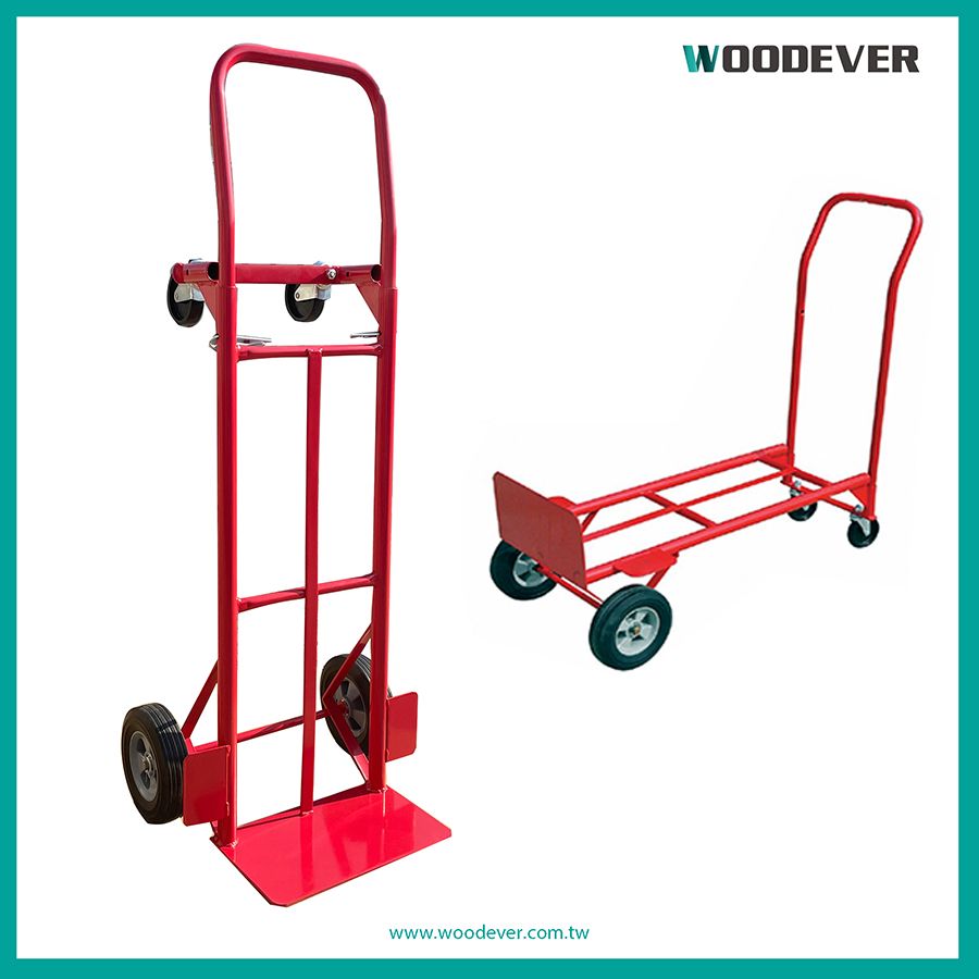 Multiposition Steel Sack Truck Trolley with Puncture Proof Tires 2