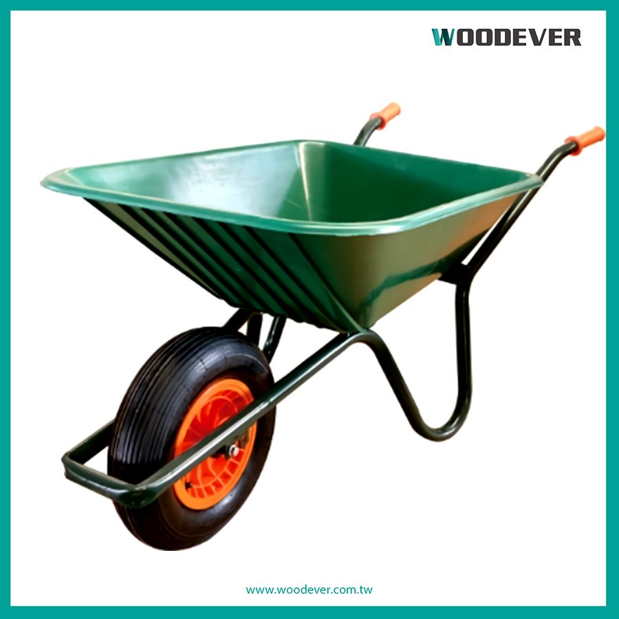 Industrial Steel Wheelbarrow Cart (Loading 120kg) 265lbs Capacity Heavy
