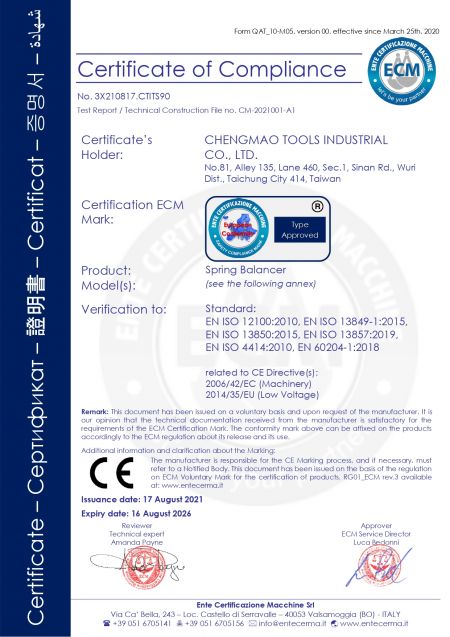 CE-Zertifizierung der SB-Serie