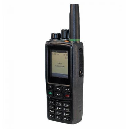 راديو رقمي محمول DMR-IP67 مزود ببلوتوث و GPS وراديو من المستوى II / III
